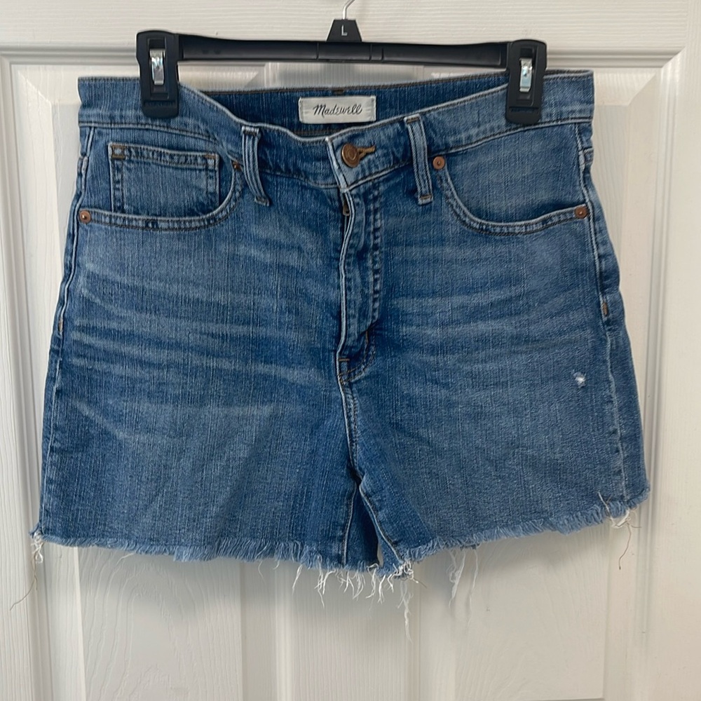 Madewell High-Rise Denim Shorts, Size 29